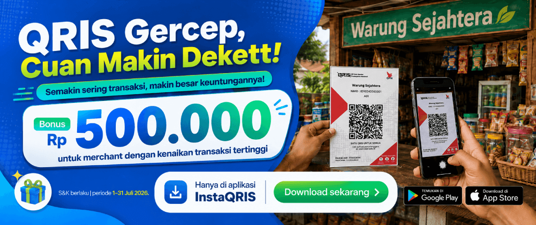 Promo QRIS Gercep, bonus hingga Rp500.000 di Warung Sejahtera